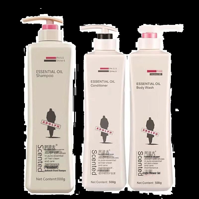 Adolph Essential Oil Anti-Dandruff Hair & Body Care Set