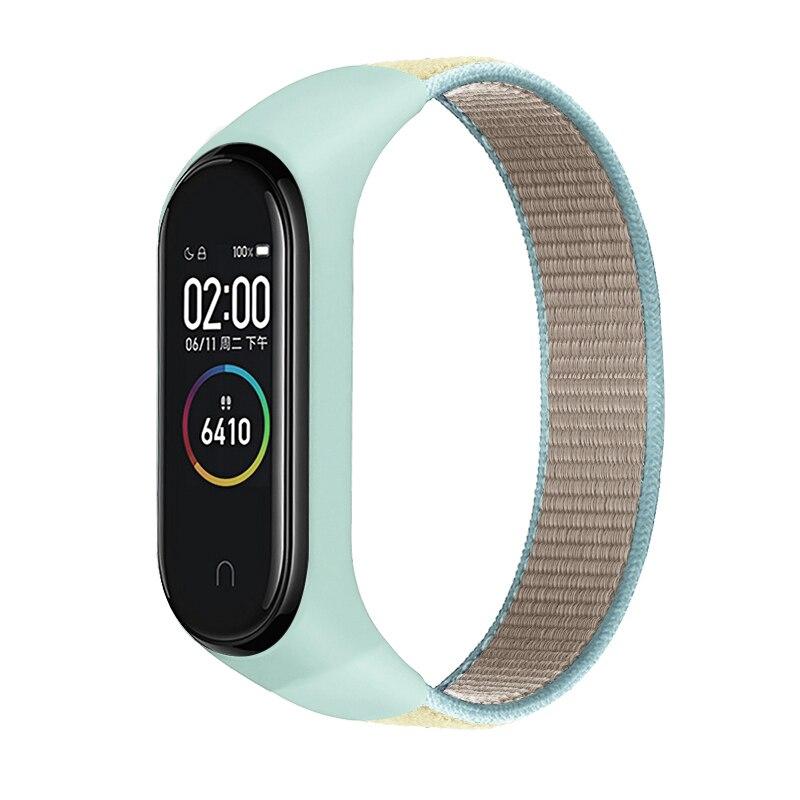 Сменный браслет для Xiaomi Mi Band 5 4 3 нейлоновый ремешок на запястье спортивный браслет для Mi Band 4 5 Miband 4 3 5 Band4 ремешок для умных часов