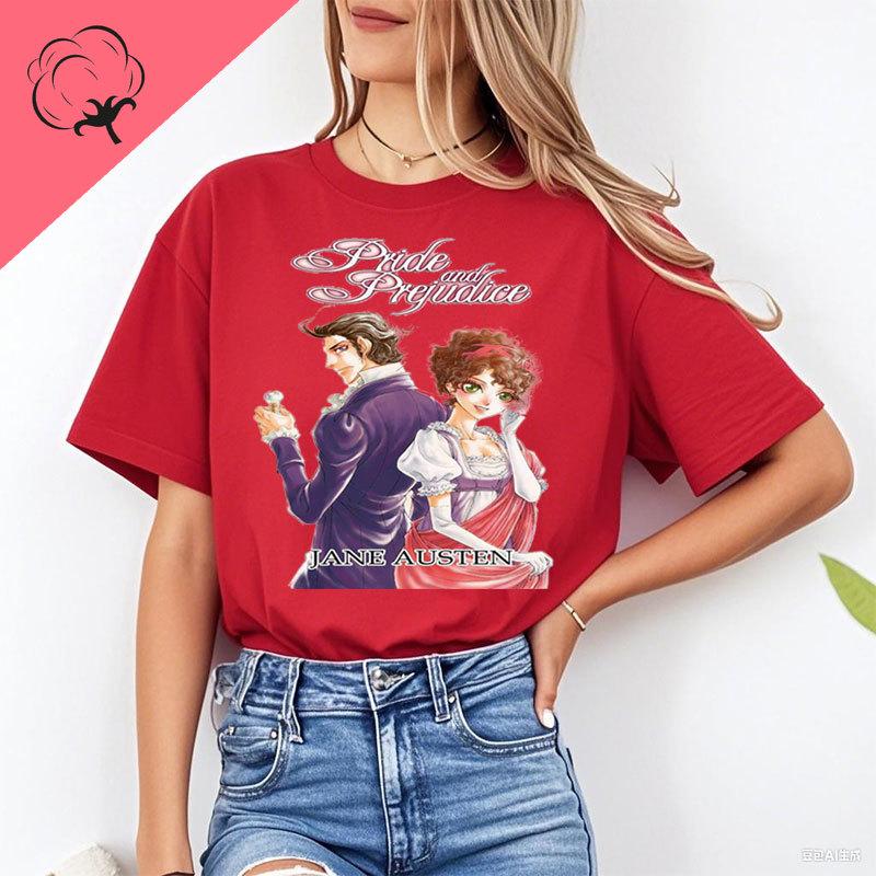 Pride and Prejudice Movie T Shirt Unisex Women Hot Sale Cotton Short Sleeve Graphic T Shirts Vintage Casual Fashion Gothic Clothes