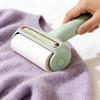 Многоразовый силиконовый ролик для удаления ворса с удобной ручкой, моющийся липкий ролик, мощный удалитель шерсти домашних животных для мебели и одежды