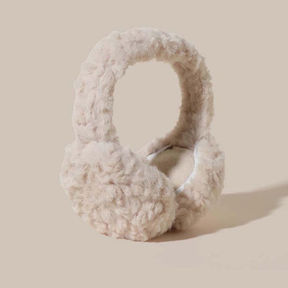 Плюшевые Складные Защитные Накладки для Ушей Ветрозащитные Зимние Утепленные Накладки на Уши Модные Однотонные Наушники Лыжные