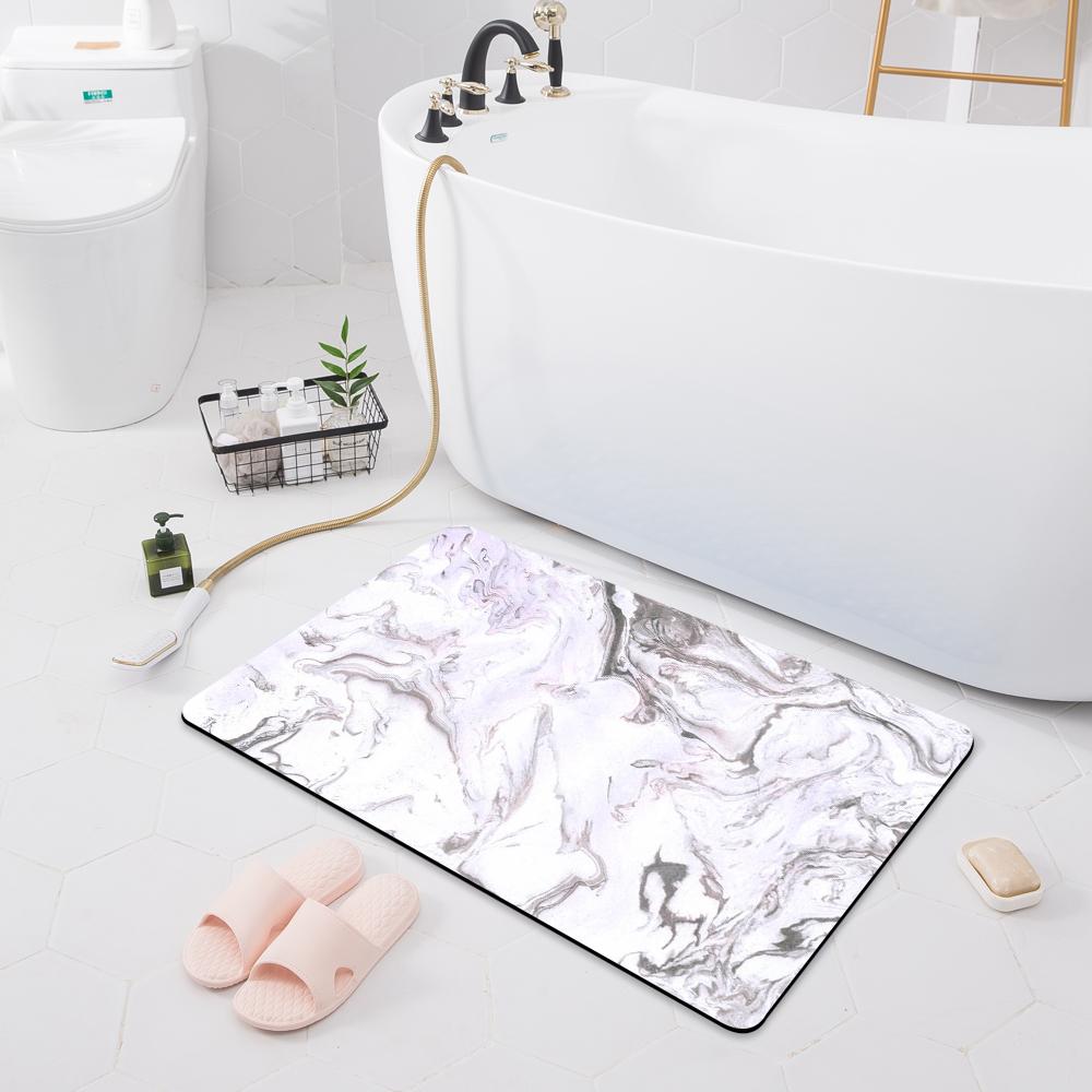 Absorbent Non-slip Mat Door Mat Bathroom Toilet Floor Shower Room Bathtub Rug Modern Kitchen Rug