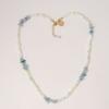 Objet213 Zigzag Aqua Natural Stone Necklace