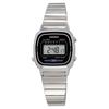 Женские цифровые часы Casio LA670WD-1 - Серебристый/Черный