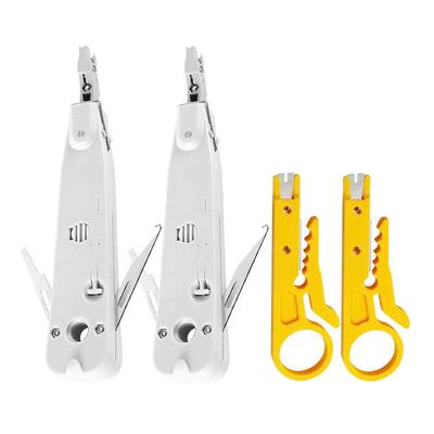 A84X-Профессиональный инструмент для заделки (punch down) IDC RJ45 RJ11 Cat5e Cat6 Сетевой Телекоммуникационный Телефонный Кабельный Разъем Ударные Инструменты для Вставки Контактов