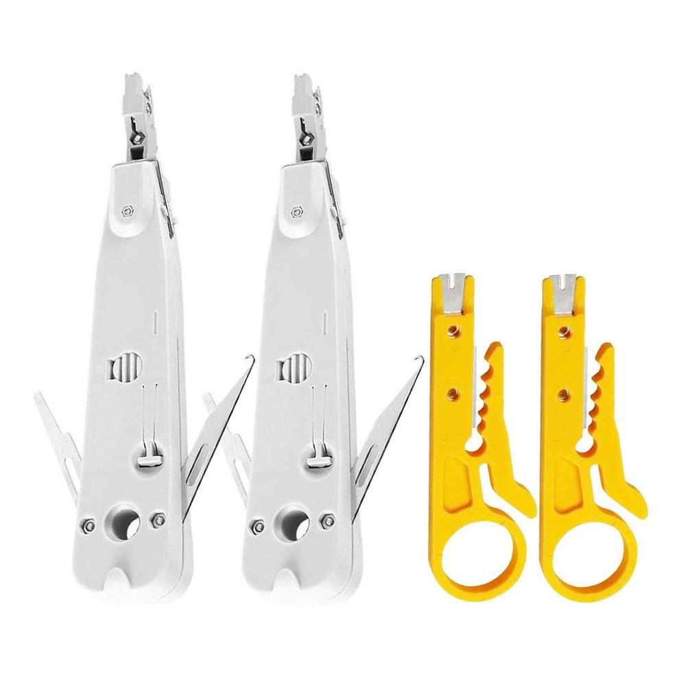 A84X-Профессиональный инструмент для заделки (punch down) IDC RJ45 RJ11 Cat5e Cat6 Сетевой Телекоммуникационный Телефонный Кабельный Разъем Ударные Инструменты для Вставки Контактов