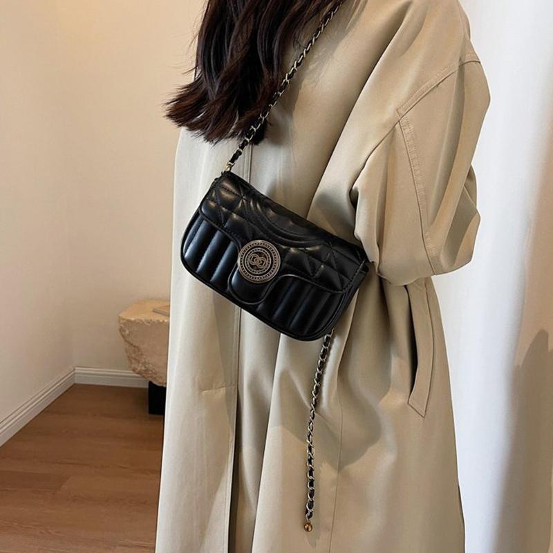 Новинка 2024 года, женские сумки, модные модные сумки на плечо, универсальные сумки через плечо с бриллиантами, сумки на цепочке, элитные сумки