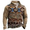 Spring And Men's Standing Collar Sweatshirt Is Outdoor Casual Sweaters Tops