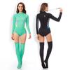 New 2MM Diving Suit Women's One-piece Long Sleeved Warm And Cold Surfing Suit Set For Snorkeling And Sun Protection Diving Suit Long Socks