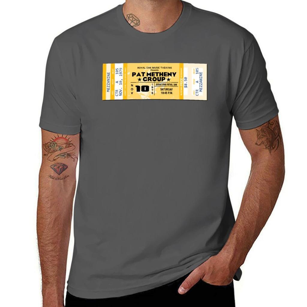 Classic Rock Concert Tickets Pat Metheny Tshirt Summer Sports Quick Dry Tshirt