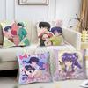 Anime R-Ranma Pillow Case Pattern Printed Pillowcase For Living Room Sofa Cushion Cover & Bedroom Decor