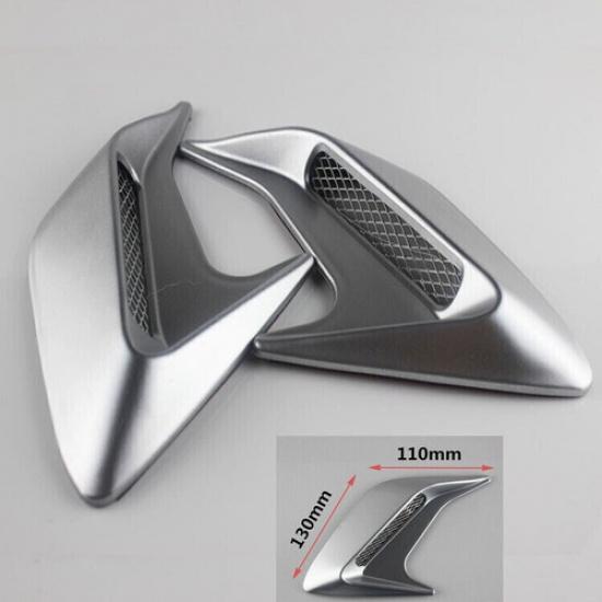 For Car Body Side Trim Parts Decoration Air Vent Inlet 2pc Accessories Universal