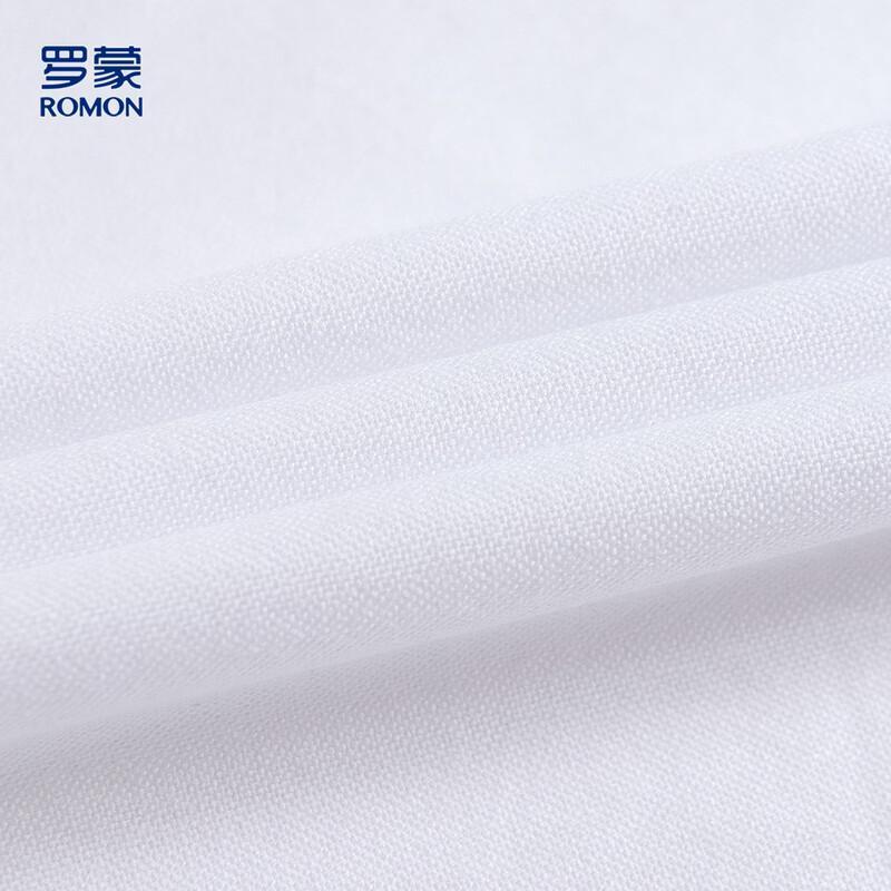 ROMON Мужская рубашка из чистого хлопка с длинным рукавом в стиле business casual