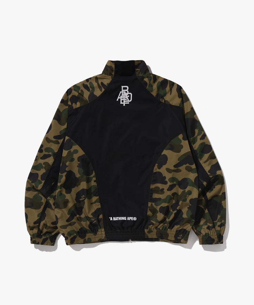 Bape Тренировочная куртка с воротником-стойкой, первый камуфляж (M) зеленый