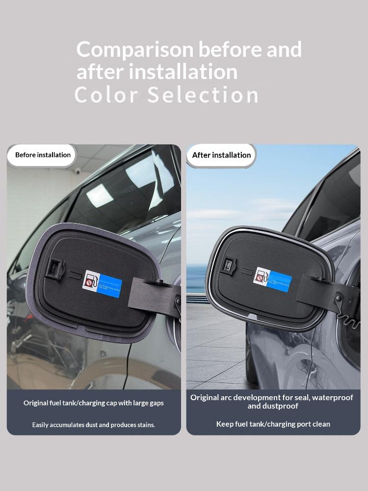 For BYD Sealion 7 Sea Lion 07 EV Car Charging Port Sealing Strip Silicone Sealing Ring for Dust Prevention Car Accessories