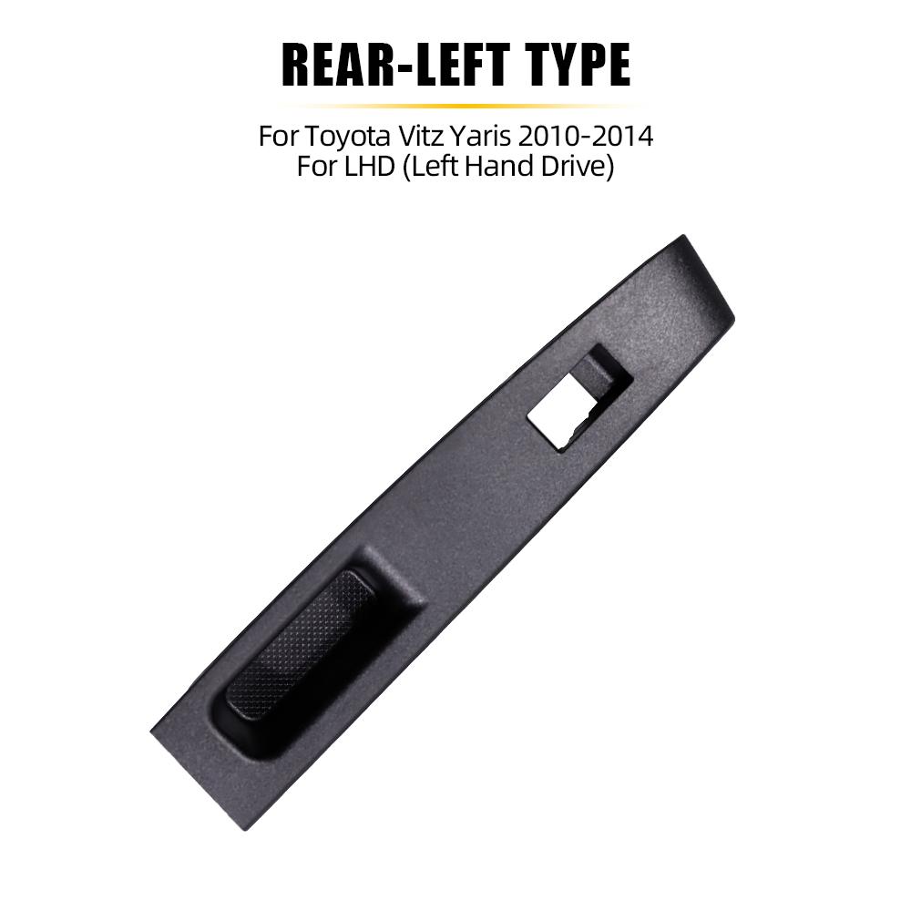 Armrest Upper Panel For Toyota Vitz Yaris 2010 2011 2012 2013 2014 4 Doors LHD/RHD Window Lift Switch Cover Panel 74232-52550-C0