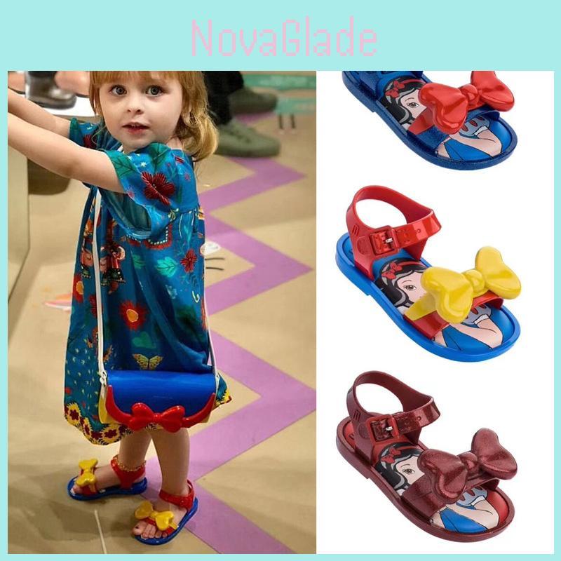 Очаровательные детские сандалии Mini Melissa «Белоснежка» с восхитительным мультяшным узором