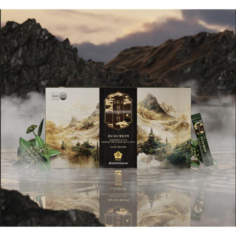 Экстракт красного женьшеня Nonghyup Hwangchil, содержащий 6-летний красный женьшень, 32 пакета по 10 мл