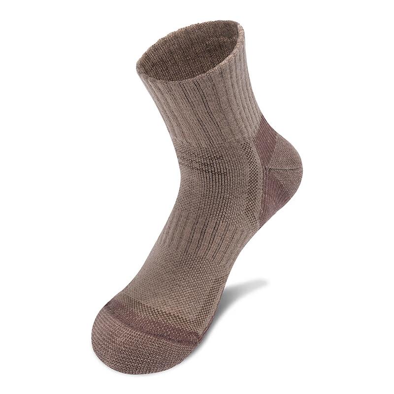 TFO Merino Wool Socks, Athletic Running Socks, Breathable Comfortable Outdoor Hiking Socks, 2202464, Men's Brow