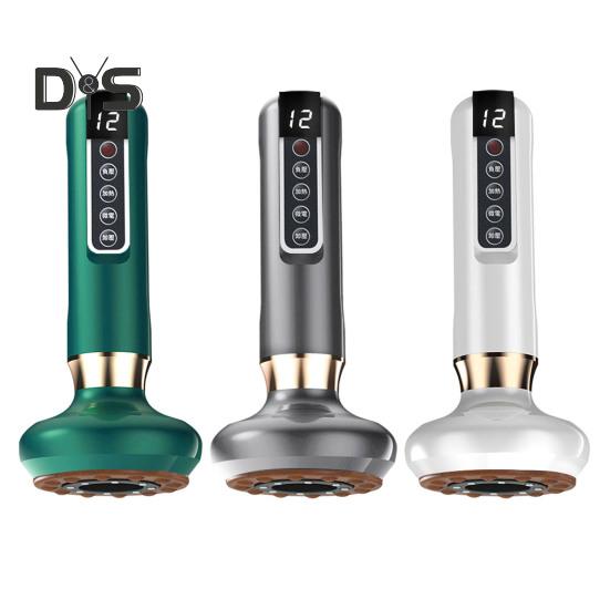 Массажер от целлюлита с 12 регулируемыми режимами всасывания, легкий портативный перезаряжаемый беспроводной прибор для глубокого массажа тканей