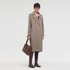 GOELIA Women's Wool Blend Double-Faced Lapel Coat
