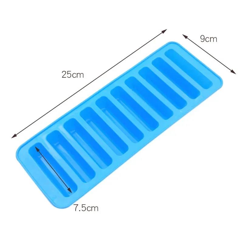 1PC Summer Artifact Silicone Ice Cube Tray Mold Fits for Water Bottle Ice Cream Markers Tools 6