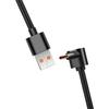 Кабель USB C — USB C 60 Вт, Г-образный под 90 градусов, для быстрой зарядки телефона, Data Cord для iPhone Samsung Xiaomi Huawei Type C, Быстрый провод