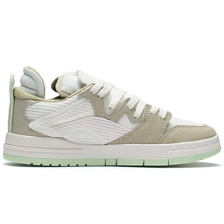 Li Ning Wave PRO Удобные, нескользящие, износостойкие, легкие низкие кеды для скейтборда Женские AECS052-4