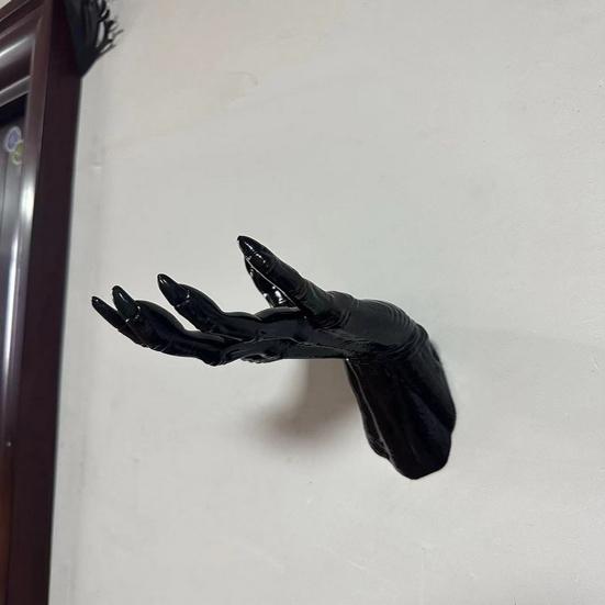 Wall Gothic Hand Sculpture Devil Hand Candle Holder Terror Hand Halloween Wall Decor for Living Room Entryway Horror Themed Party