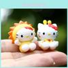 10 шт. Творческий набор колпачков для ручек Hello Kitty с дизайном животных для офиса и школы