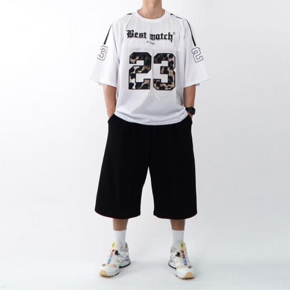 Onl Men Leo Mesh Rugby ShorT Sleeve FuncTional T shirT Block Core Look