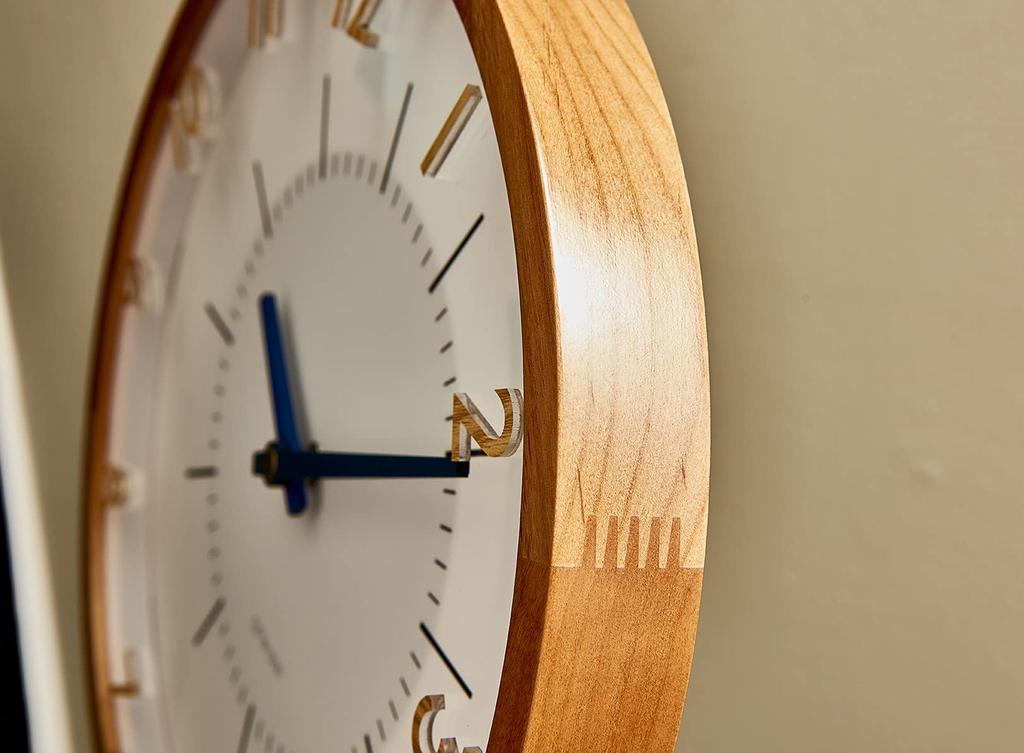 Interform Wall Clock Clock Orant Brown Diameter 30cm Step Movement Radio-Controlled CL-3350BN Radio-Controlled