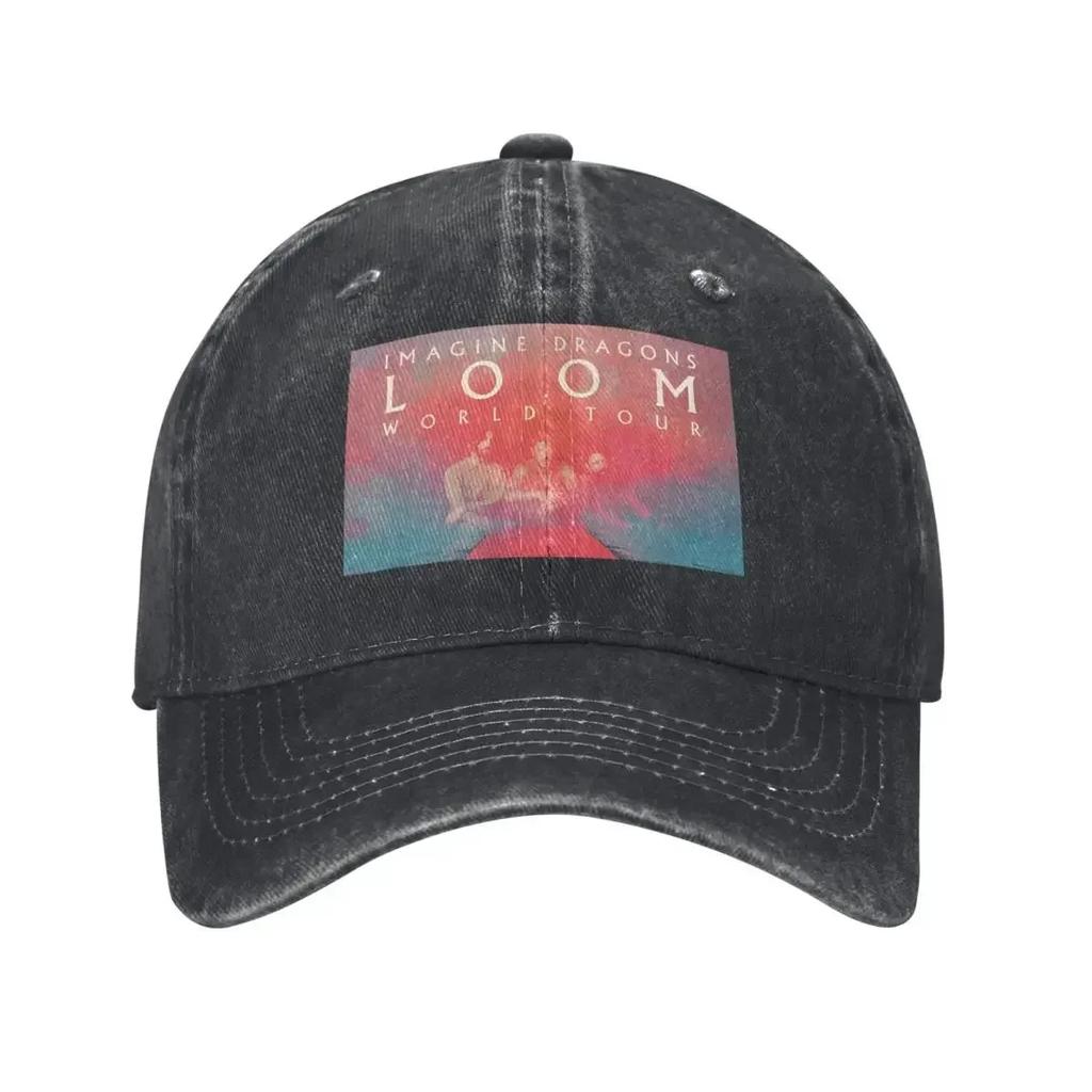 Loom Tour 2024 New Album Unisex Women Baseball Caps Imagine Dragons Band Distressed Denim Caps Hat Workouts Gift Snapback Cap