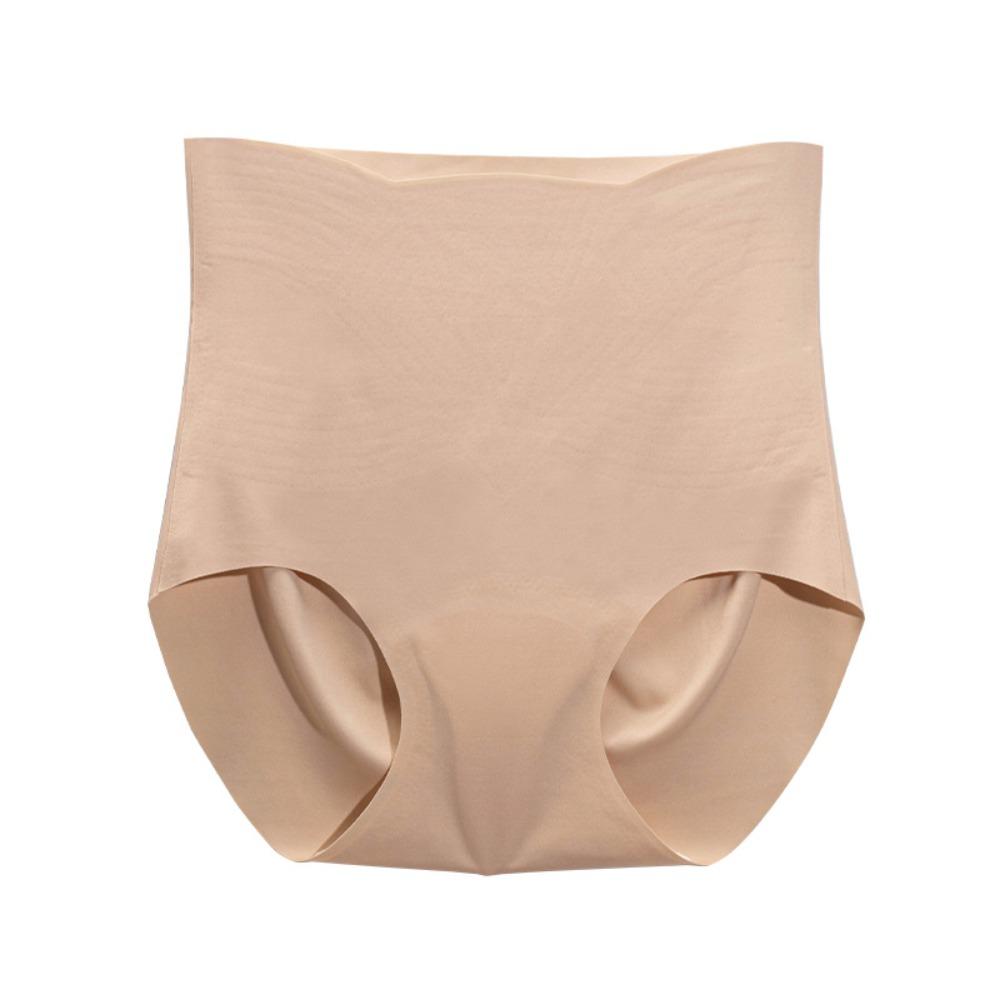 Бесшовное фитнес-невидимое нижнее белье со средней посадкой, нижнее белье для контроля живота, йога