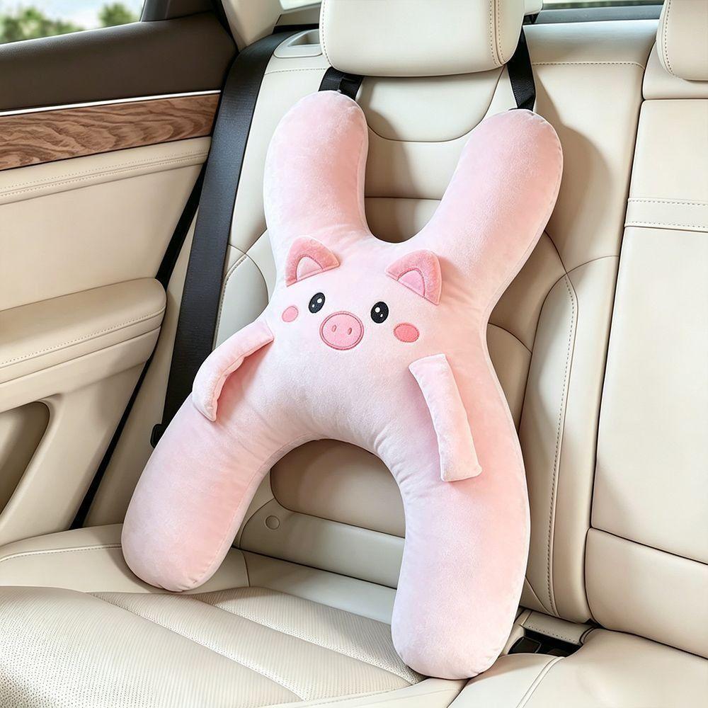 Soft Child Sleeping Pillow Comfortable Car Headrest Cute Lumbar Support Pillow  Kids