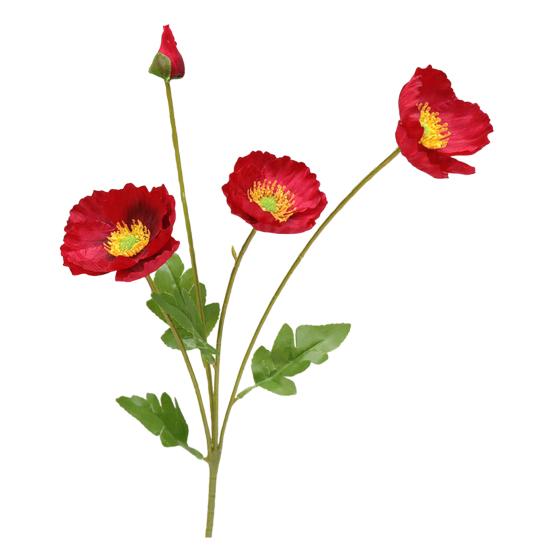 Artificial Flower for Vase Realistic Faux Silk Flower Bouquet with 3 Heads Blooms And 1 Bud for Home Wedding Party Decoration Table Centerpiece