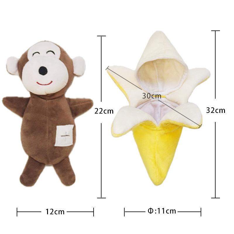 Cross-border New Style Plush Pet Dog Toy Dolphin Sounding Sniffing Puzzle Stress-relief Training Food-hiding Supplies