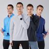 Yangi Sport Uzun Yengli Yoga Tez Quriydigan Kundalik Cho'ziluvchan Ozdiruvchi va Ozdiruvchi Yugurish Mashg'ulot Topi Issiq Fitnes Kostyumi