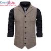 Men's Big and Tall Slim Fit Stretch Herringbone Suit Vest