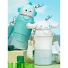 Pochacco, Hello Kitty, Hangyodon, Kuromi, Cinnamoroll, My Melody, Lotso, Alien Water Bottle with Cover and Bag, Children's Stainless Steel Mug,