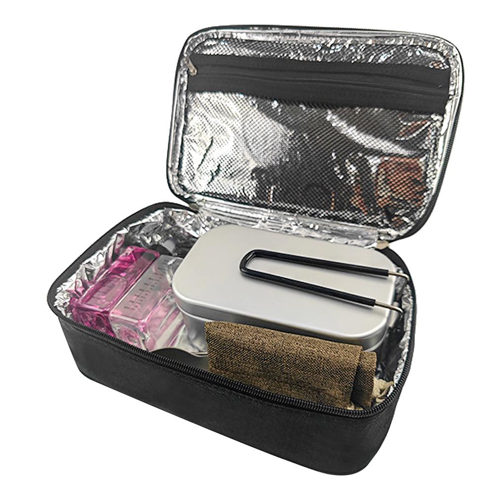 Портативная термоизолированная сумка-холодильник, мини-сумка для обеда для кемпинга, пешего туризма, барбекю, пикников