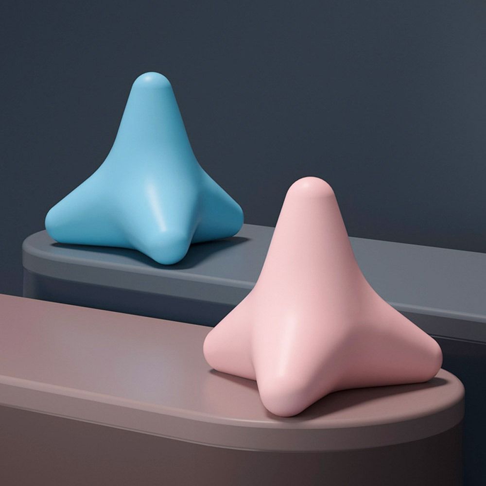 Силиконовый массаж акупунктурных точек поясничной мышцы, расслабление мышц спины, массажный мяч для фасций, конусный массажный мяч