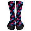 Cartoon Unisex 67 Meme Ice Cream Socks Cotton Breathable 67 Meme Crew Long Socks Lightweight Warm Creativity Stockings