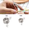 Продажа швейных принадлежностей Напальчник Кольцо Наперсток Пряжа Пружинные направляющие Инструменты для вязания из нержавеющей стали