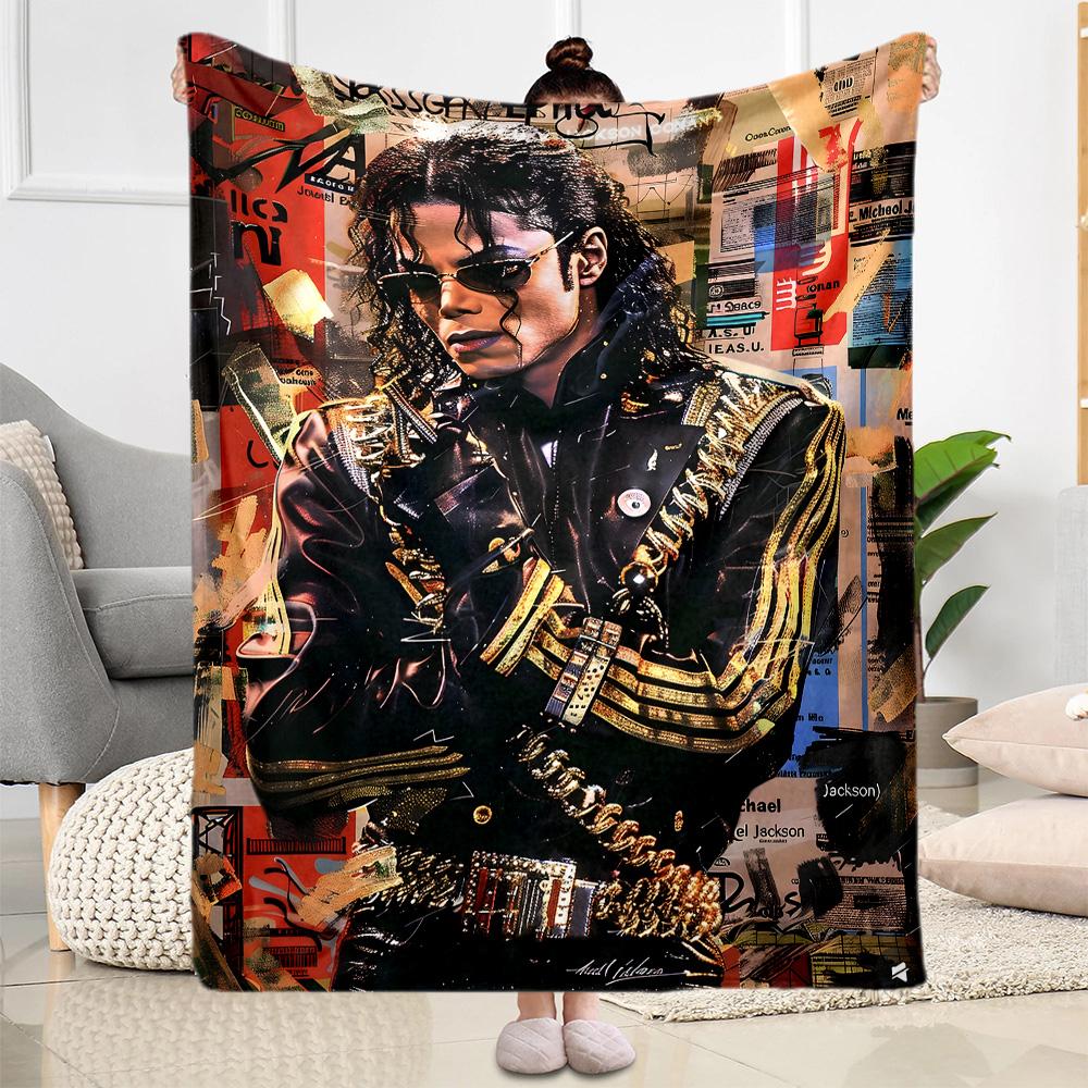 Moonwalk Dance Legend Blanket Durable Comfort Perfect for Sofa Livingroom Chair for All Occasions Modern Ideal Gift for Friends Family Couples Picnic