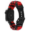 For Apple Watch Series 10 42mm / 9 8 7 41mm / SE (2023) SE (2022) SE 6 5 4 40mm / 3 2 1 38mm Nylon Rope Watch Band Dual Color