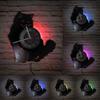Котенки Кошки Виниловые Пластинки Настенные Часы Дизайны Кошек Настенное Искусство Китти Домашний Декор Винтажные Настенные Часы с Бесшумным Ходом Подарок для Любителей Кошек