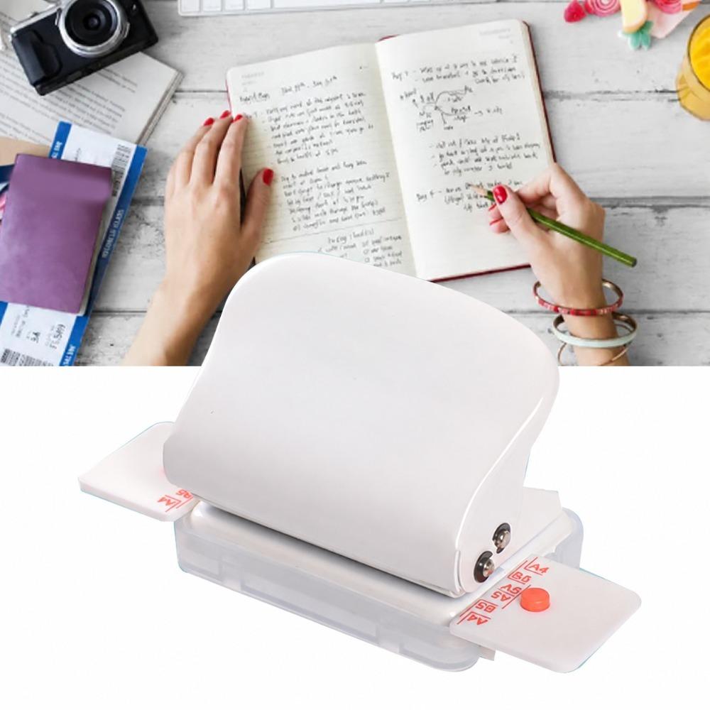 Light Weight Loose Leaf Punch Portable Book Binding Tool Hole Punch Machine Paper Binding