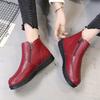 Shoes Woman Winter Warm Fur Ankle Boots For Women Snow Boots  Leather Sneakers Black Fur Snow Shoes Female Booties 412