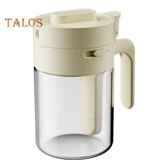 Glass Spice Jar with Spoon Locking Design Airtight Lid Multifunctional Seasoning Container for Spices Salt Sugar